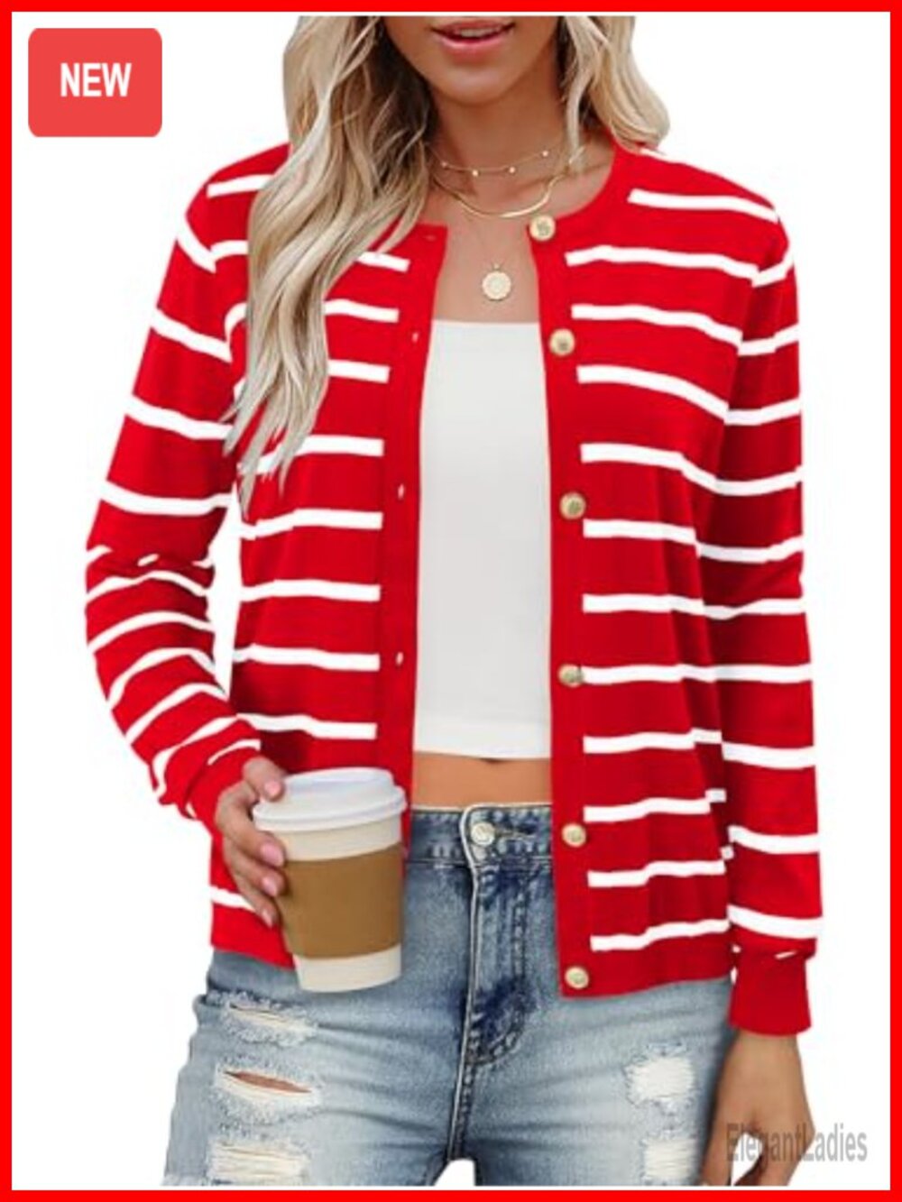 Dressy Button Down Cardigan Long Sleeve Knit Work Sweater